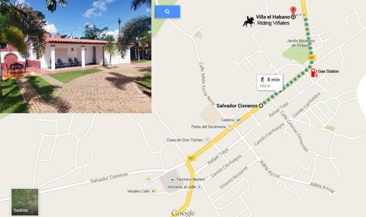 Riding Viñales location map